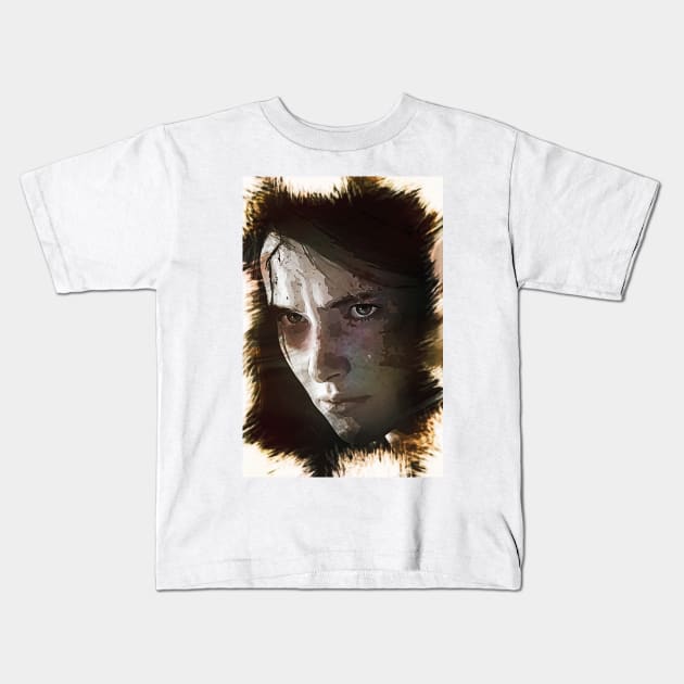 Ellie - THE LAST OF US [part 2] Kids T-Shirt by Naumovski